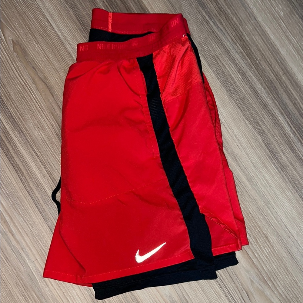 Nike Men's Red Athletic Shorts
